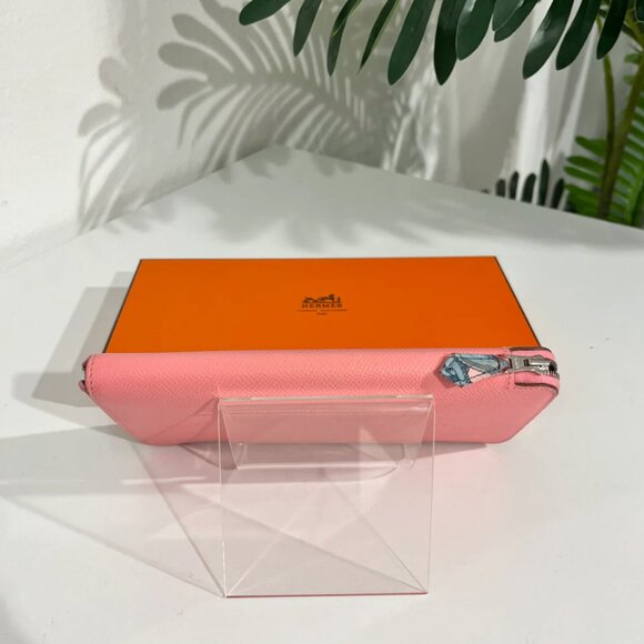 Hermés Pink Silk'In Classique Long Wallet - Picture 3 of 12